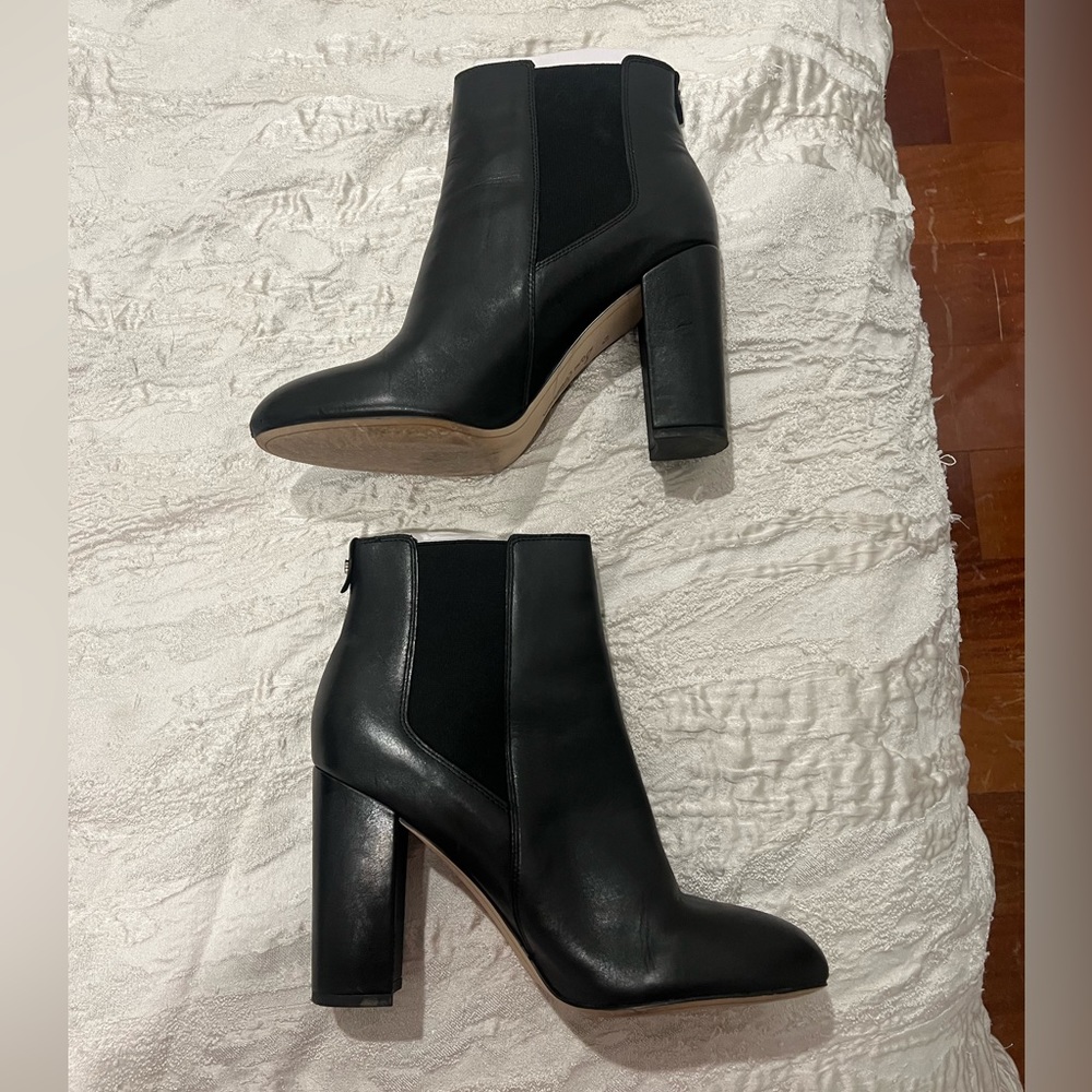 Sam Edelman black leather boots